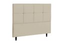 Ver imagem 1 de Cabeceira Queen Jbe Moveis Londres 164cm Bege para Cama Box 158cm Decoração Quarto