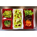 Ver imagem 2 de Saladeira Moove Retangular 5l Vermelha em Polipropileno Linha Tropical Vem