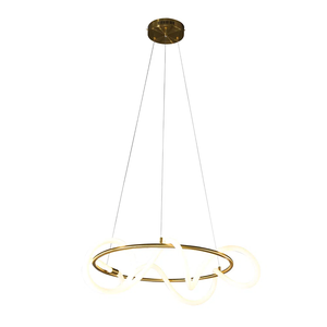 Pendente Mantra Dourado (d)60cm (a)30cm 1x35w 2700k 2625lm - Oc011s