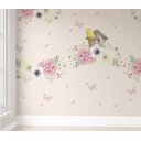 Ver imagem 4 de Papel de parede infantil floral quarto de bebê menina M² PP13