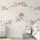 Ver imagem 3 de Papel de parede infantil floral quarto de bebê menina M² PP13