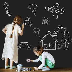 Adesivo Premium Preto Fosco Lousa Arte Destaque