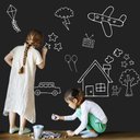 Ver imagem 1 de Adesivo Premium Preto Fosco Lousa Arte Destaque