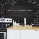 Ver imagem 2 de Adesivo Premium Preto Fosco Lousa Arte Destaque