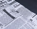 Ver imagem 3 de Jogo Lençol 4 Peças Cama Viúva 1,88mx1,28mx30cm 100% Algodão 180 Fios Jornal Preto