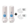 2 Filtros Água 9 3-4 Ponto de Uso Pou Bbi + 2 Suportes Metálicos - 1