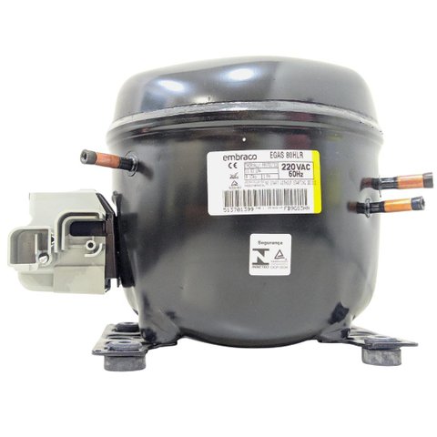 Motor Compressor 1/4+ Egas80hlr Embraco Gás R134 220vac