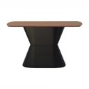 Ver imagem 3 de Mesa de Jantar Apollo Tampo Retangular 136x80cm Preto/Amêndoa