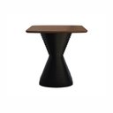 Ver imagem 4 de Mesa de Jantar Apollo Tampo Retangular 136x80cm Preto/Amêndoa