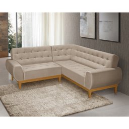 Sofá de Canto 5 Lugares Ágata Linha - 1