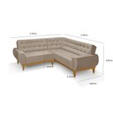 Ver imagem 3 de Sofá de Canto 5 Lugares Ágata Linha