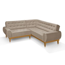 Sofá de Canto 5 Lugares Ágata Linha - 2