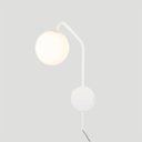 Ver imagem 4 de Arandela New Figo Branco C/plug e Interruptor - Vidro Branco