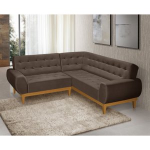 Sofá de Canto 5 Lugares Ágata Linha