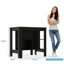 Ver imagem 4 de Bancada Mesa/ilha de Cozinha Gourmet Menu Móveis Preto