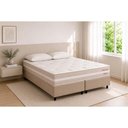Ver imagem 1 de Cama Box Crc King +Colchão Molas Bergamo Orthoflex 193x203