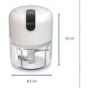 Ver imagem 2 de Mini Multiprocessador de Alimentos Elétrico com Portatil C/