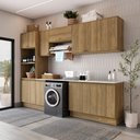 Ver imagem 1 de Lavanderia Modulada Kappesberg Celeste 9 Peças Nogueira 310,5cm