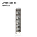 Ver imagem 3 de Paneleiro 40cm 2 Portas com Pés Nice Madesa