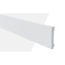 Kit Rodapé de Poliestireno 4 Barras Lisas 10cm x 2,00 Rende 8 Metros Fn10 Gart  - 2