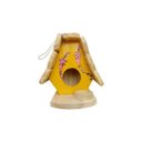Ver imagem 2 de Mini Casinha de Passarinho Desenhada Amarelo para Decoração - Casa - Decoração