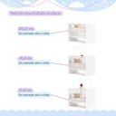 Ver imagem 6 de Berço com Colchão Suporte Mosquiteiro Life 100% MDF Branco