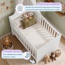 Ver imagem 7 de Berço com Colchão Suporte Mosquiteiro Life 100% MDF Branco