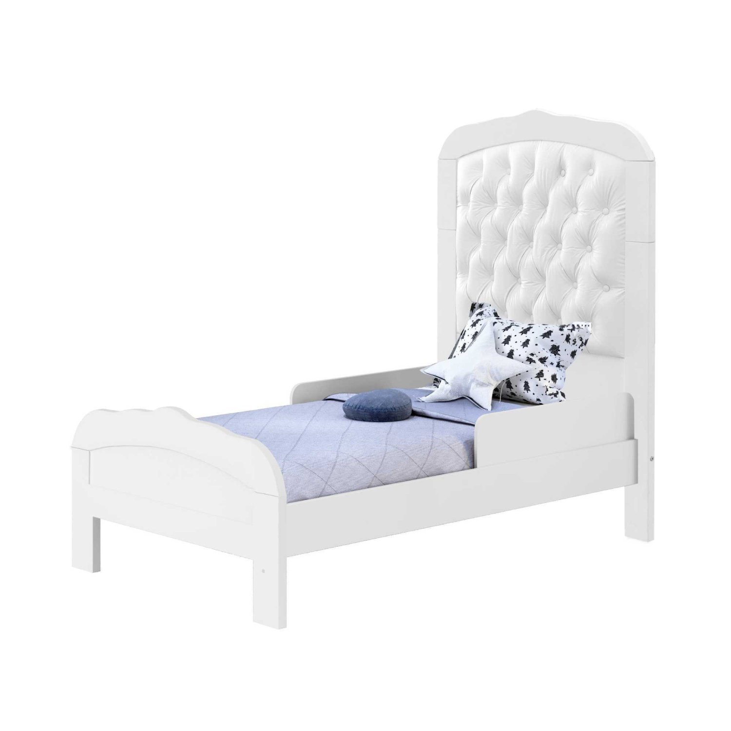 Berço Mini Cama 100% MDF  com Colchão Allegra Capitone II Tigus Baby - 4