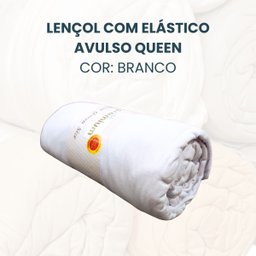 Lençol Avulso Queen de Malha Vivaldi Premium Sul Brasil:branco - 2