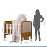 Berço Mini Cama 100% MDF  com Colchão Allegra Capitone II Tigus Baby - 3
