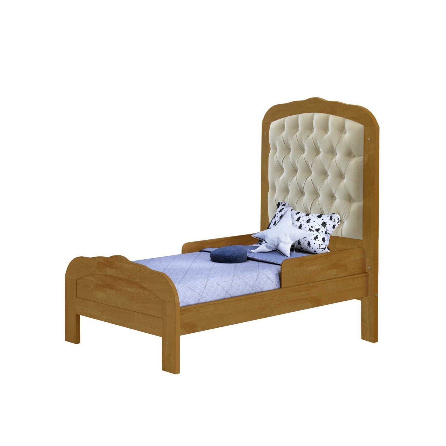 Berço Mini Cama 100% MDF  com Colchão Allegra Capitone II Tigus Baby - 4