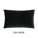 Ver imagem 5 de Kit 2 Capas para Almofada Drapeada em Veludo Retangular Preto