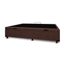 Ver imagem 1 de Cama Box Baú Solteirão King Linhão Marrom (42x96x203)