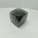 Ver imagem 2 de Vaso Decorativo Enfeite Casa Cubo Home&Co Vidro 11x11x11cm Fumê