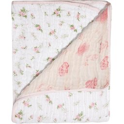 Cobertor Papi 3162 Bamboo Folhagem Rosa - 6