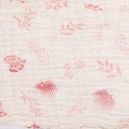 Cobertor Papi 3162 Bamboo Folhagem Rosa - 4