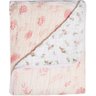 Cobertor Papi 3162 Bamboo Folhagem Rosa - 1