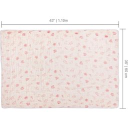 Cobertor Papi 3162 Bamboo Folhagem Rosa - 3