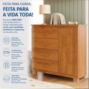 Ver imagem 7 de Conjunto Quarto de Bebê Roupeiro Flórida + Cômoda Monique 100% MDF Yescasa