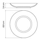 Ver imagem 2 de Prato Fundo Tramontina de Porcelana Branca 21cm Leonora para Sopa Risoto Avulso