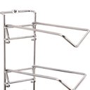 Ver imagem 5 de Kit 2 Adegas Suspensas de Parede 8 Garrafas 23x9x40cm Masutti Suporte para Vinho Aramado Cromado