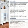 Berço Mini Cama 100% MDF com Colchão Life - 12