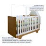 Berço Mini Cama 100% MDF com Colchão Life - 5