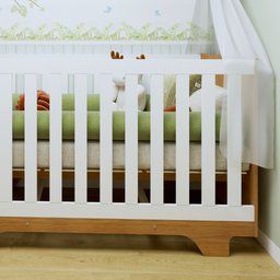 Berço Mini Cama 100% MDF com Colchão Life - 10