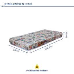 Berço Mini Cama 100% MDF com Colchão Life - 9
