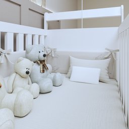 Berço Mini Cama 100% MDF com Colchão Slim - 11