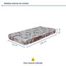 Berço Mini Cama 100% MDF com Colchão Slim - 9