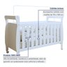 Berço Mini Cama 100% MDF com Colchão Slim - 2