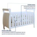 Ver imagem 2 de Berço Mini Cama 100% MDF com Colchão Slim