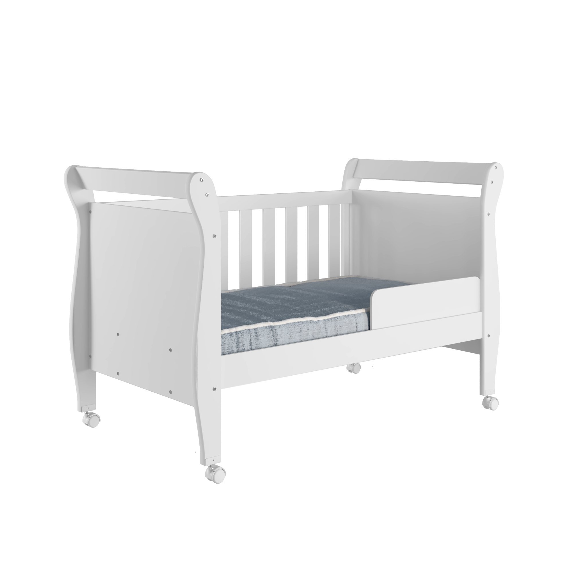 Berço Mini Cama 100% MDF com Colchão Slim - 7